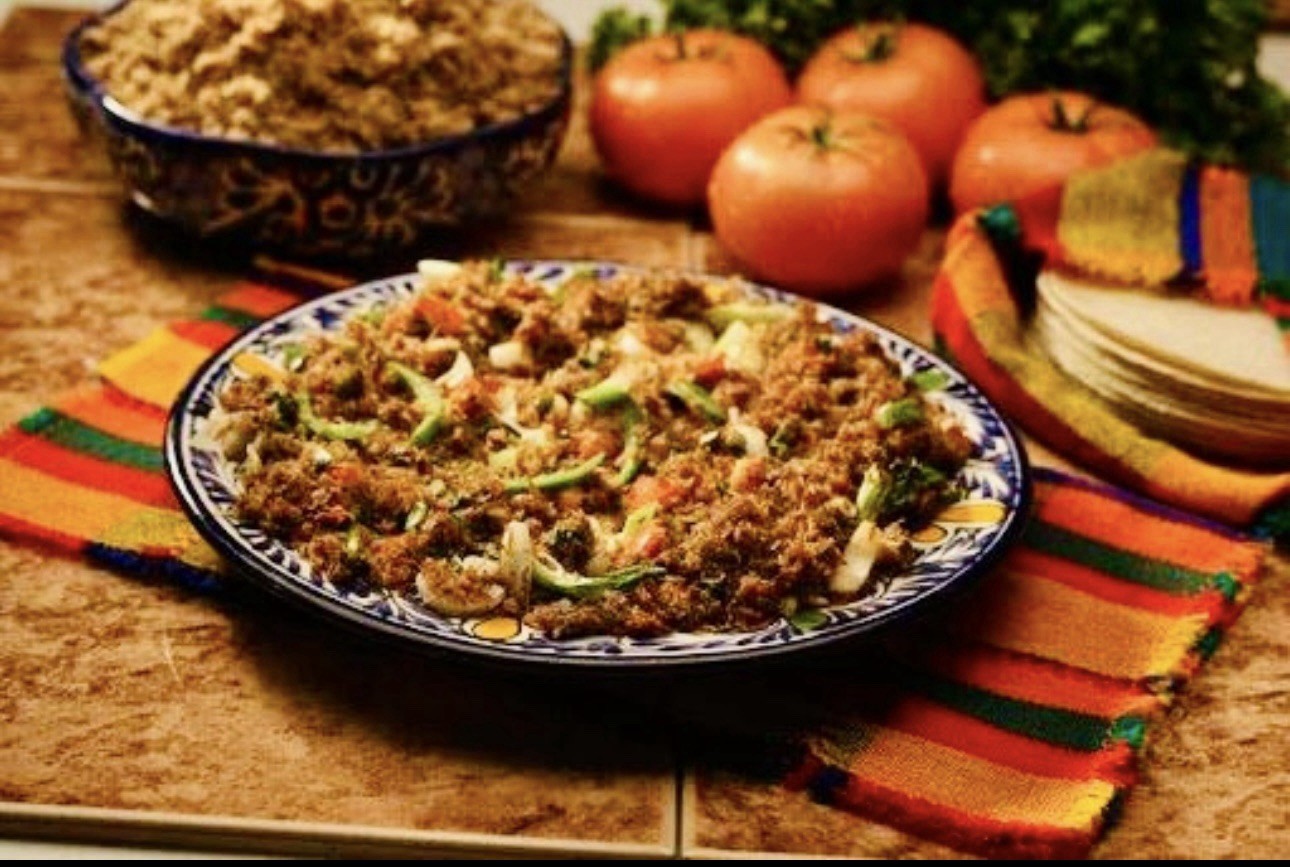 Machacado Carne Seca De Res Beef Shredded Jerkey From Mexico Apodaca N.L. 16 oz