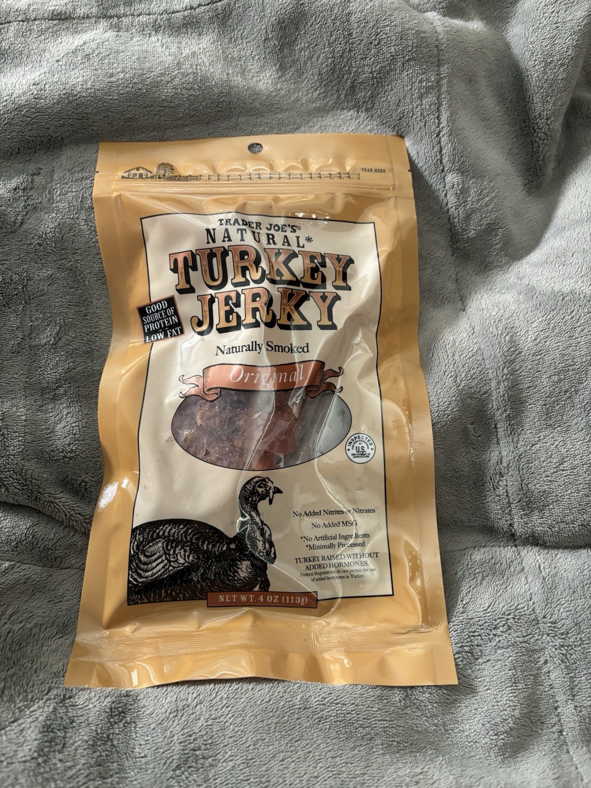Trader Joe’s Natural Turkey Jerky Flavor 4 Oz
