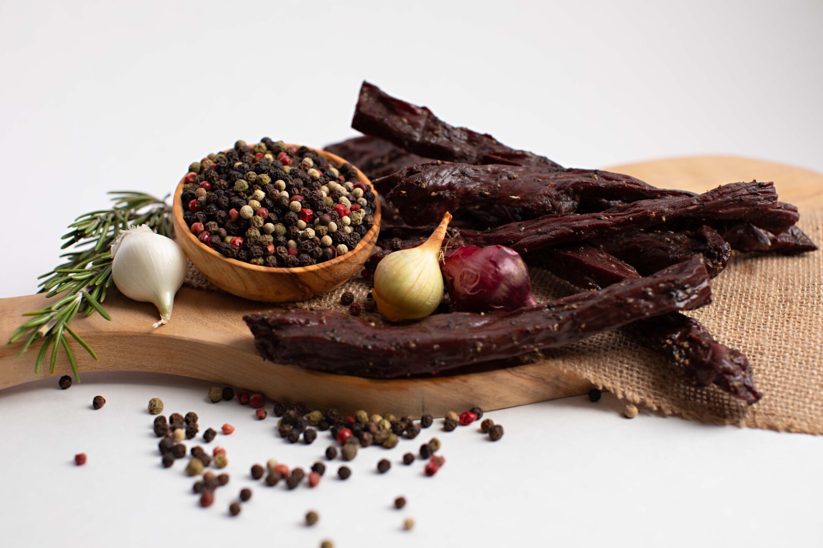 Homemade Peppered Beef Jerky