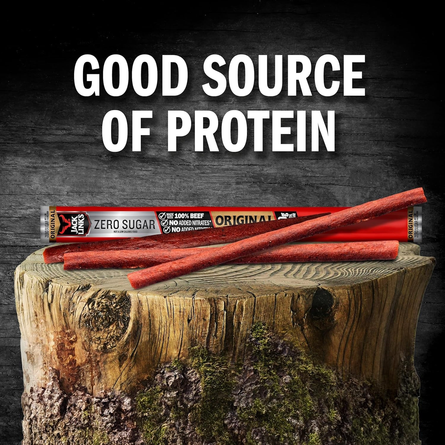 Original Zero Sugar Beef Sticks – (20 Pack) 0.92 Oz Meat Sticks – Ready to Eat P