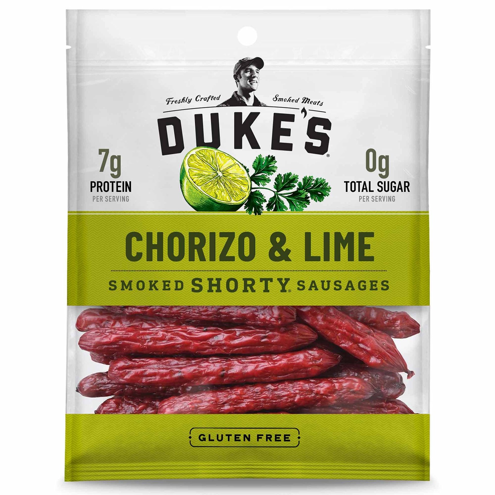 Duke’s Pork Chorizo & Lime Smoked Shorty Sausages, 7g 5 Ounce (Pack of 1)