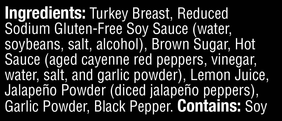 Sweet and Snappy Turkey Jerky 14oz Low Sodium 10g Protein Low Fat U.S. Sourced