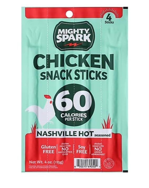 Mighty Spark Chicken Sticks, Nashville Hot, 4 Sticks