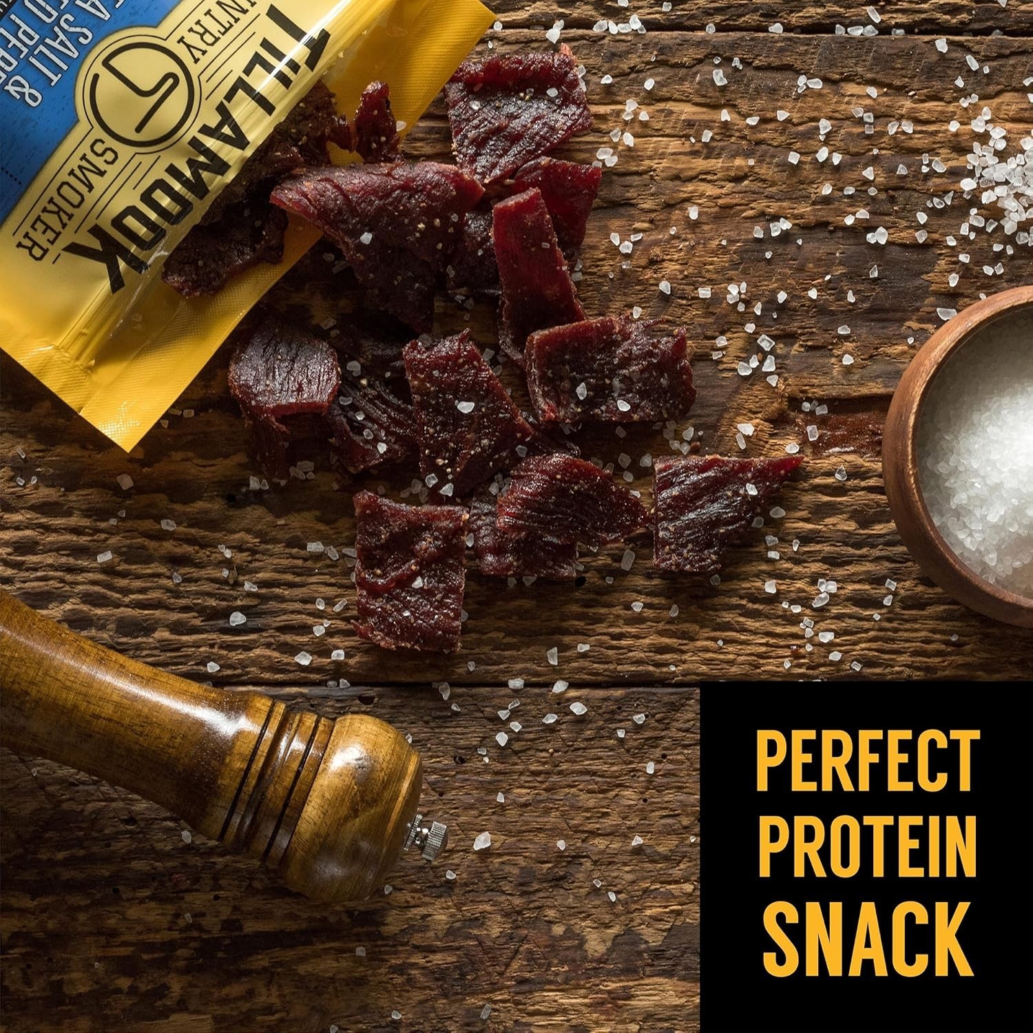 Hardwood Smoked Beef Jerky Honey Glazed 10oz Protein Snack Portable