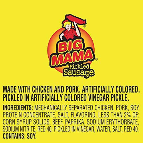 Penrose Big Mama Pickled Sausages, Keto Friendly, 2.4 Ounce (Pack of 2)