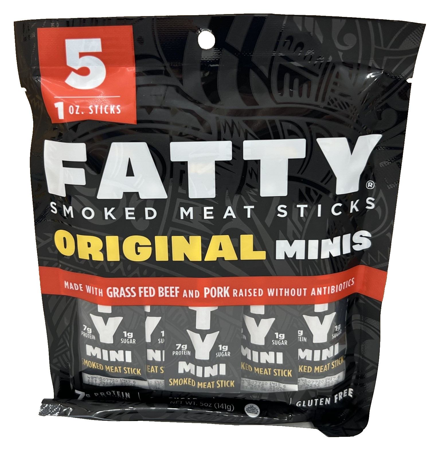 Fatty Original Smoked Meat Sticks Minis 5 oz