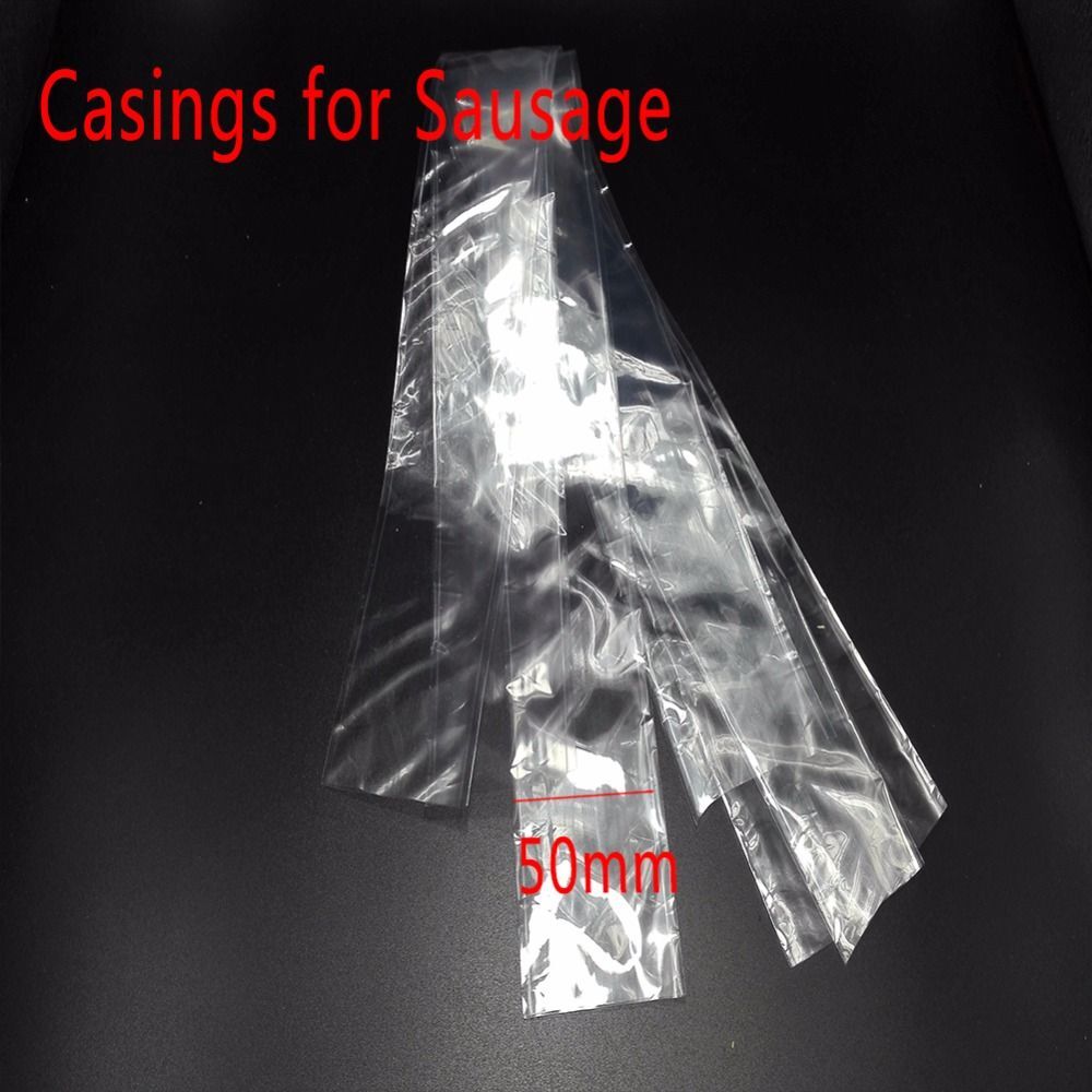 20 Meters Length Sausage Casings Shell Width 50mm For Meat Ham Poultry Inedible