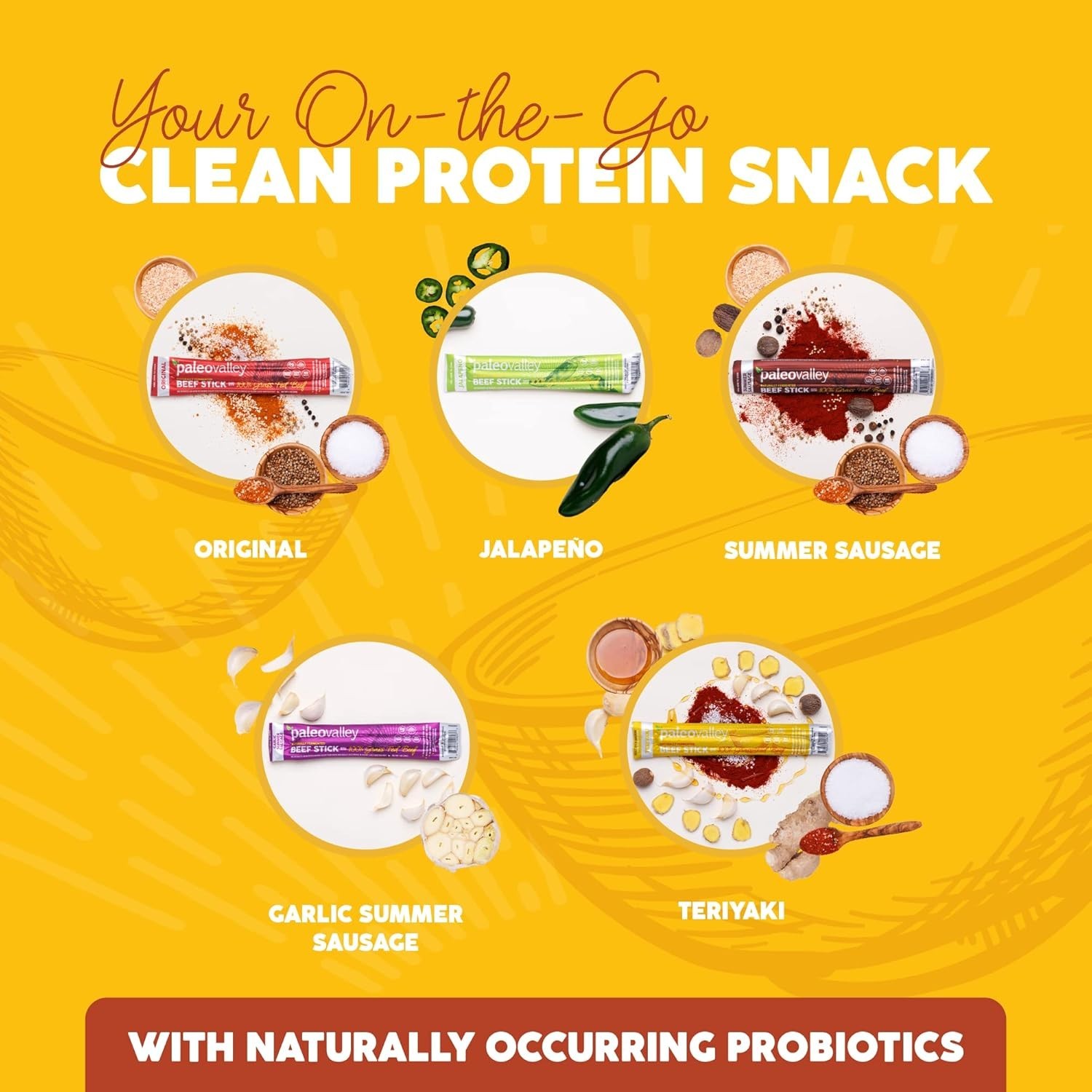 Teriyaki Beef Sticks – Gluten Free, High Protein Snack