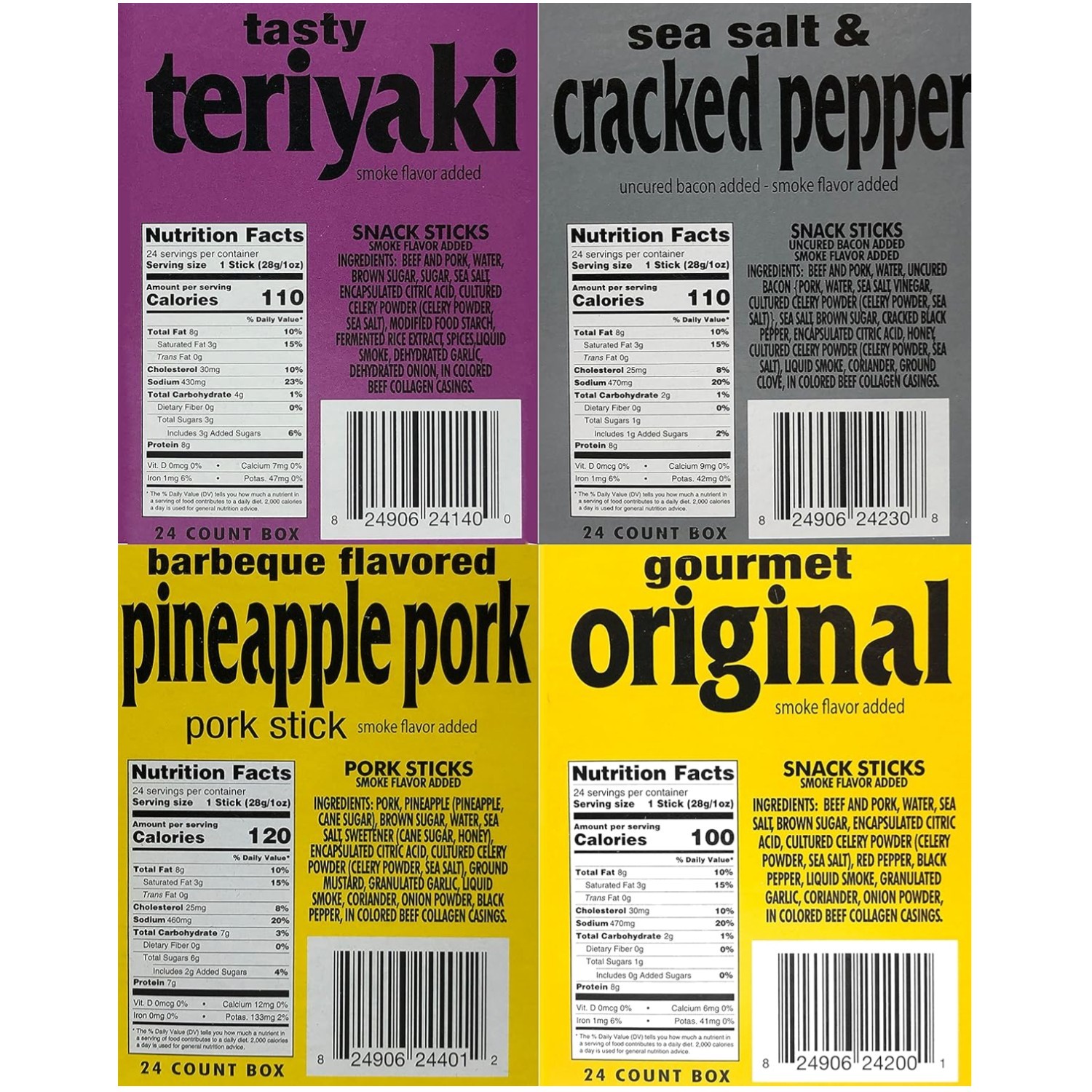 Western’s Smokehouse Meat Snack Sticks – 8 Flavors