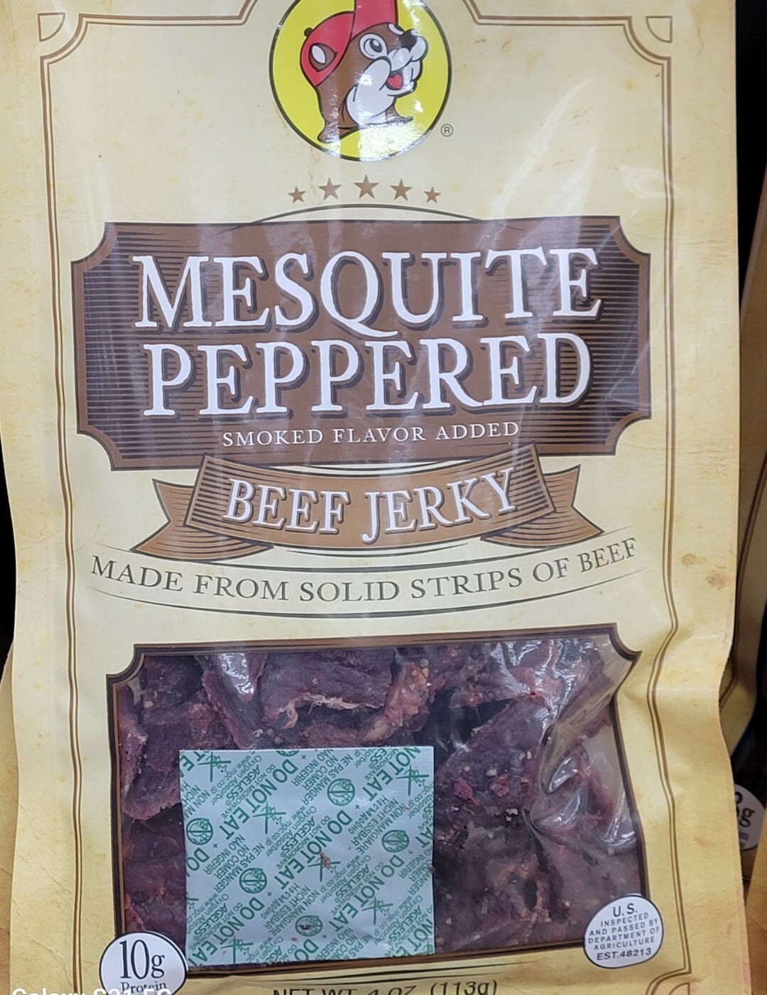 BUC-EE’S Mesquite Peppered Beef Jerky 4oz