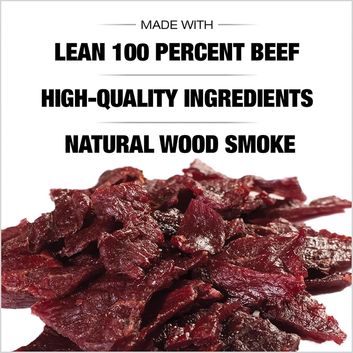 Healthy Old-Fashioned Beef Jerky, 8 Ounce – Delicious, Nutritious Snack Anytime