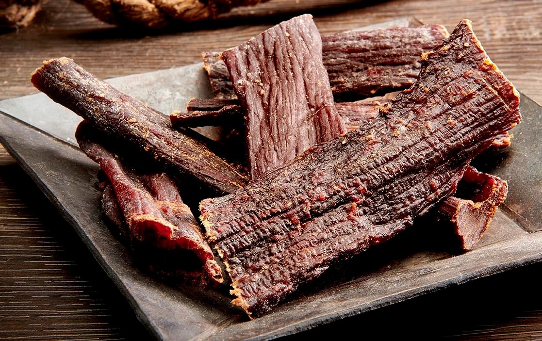 Wild Bills Black Peppered Beef Jerky Strips – 15oz, 30-Count Gluten-Free Delight