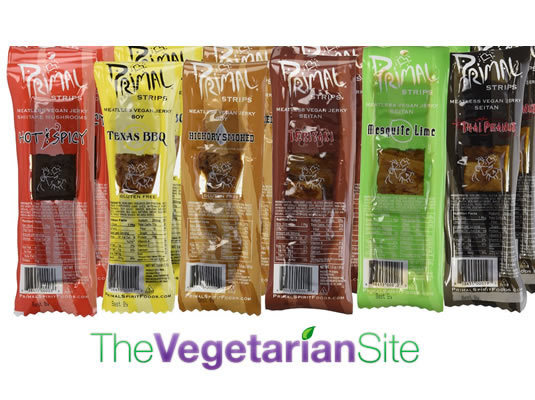 12 Primal Strips 1-oz Meatless Vegan Jerky Variety Gift Pack Sampler