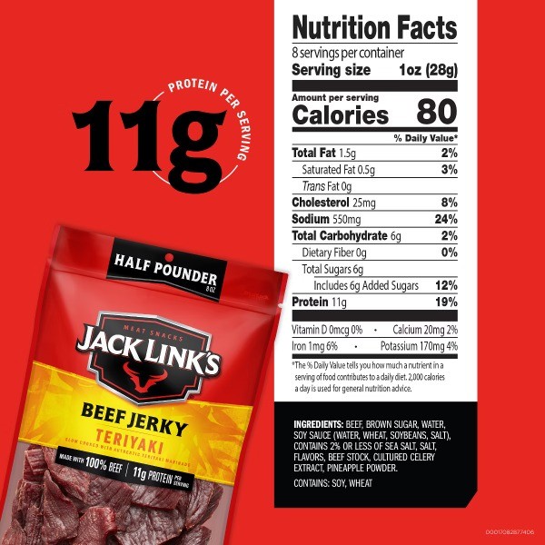 Teriyaki Beef Jerky Mega Pack – 8oz