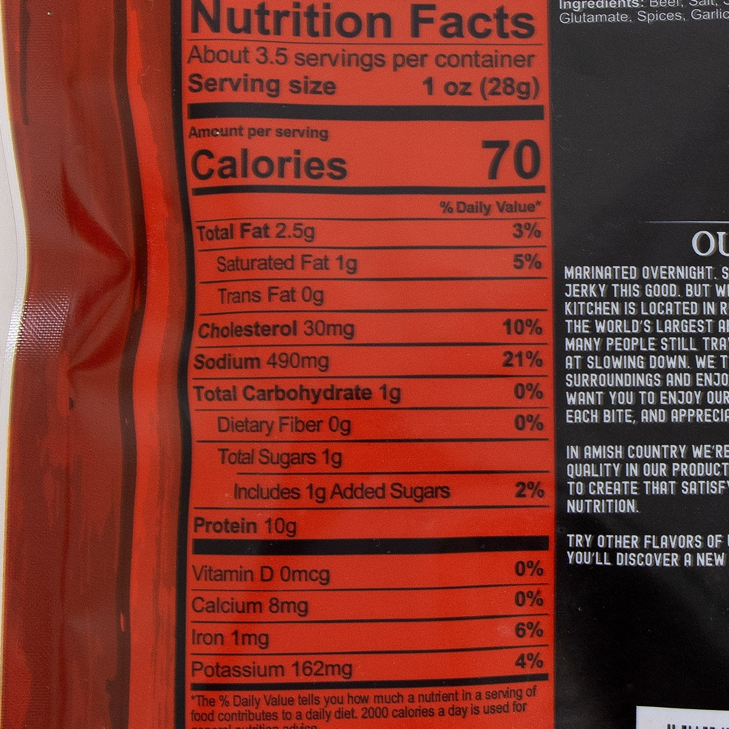 Uncle Mike’s Beef Jerky Snacks – Gluten Free, 2 Bags