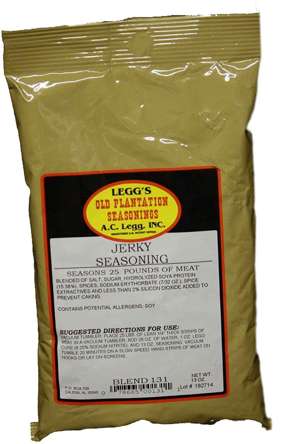 A.C. Legg Traditional Jerky Seasoning, 13 Ounce – with 13 (Pack of 1)