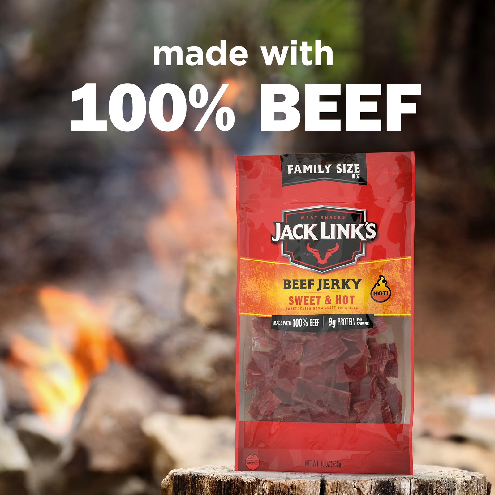Jack Link’s Sweet and Hot Beef Jerky, 10 ounce