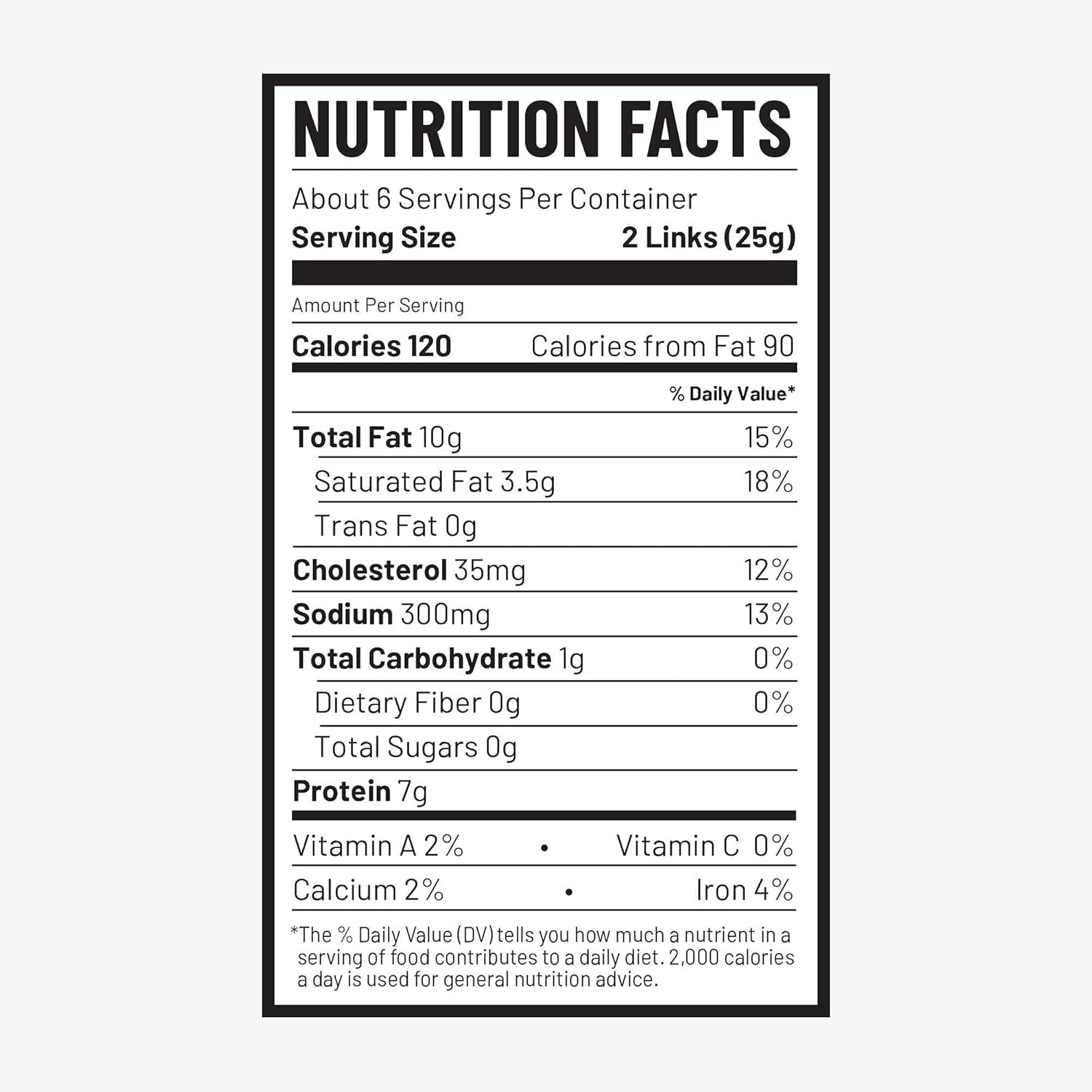 Duke’s Smoked Shorty Sausages – Pork Chorizo & Lime, 7g Protein, 5 oz