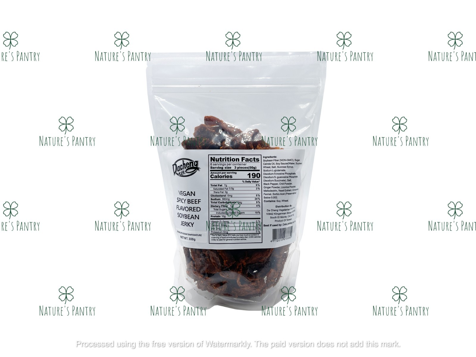Plant Based Vegan Jerky Bulk Ordering 300g each bag