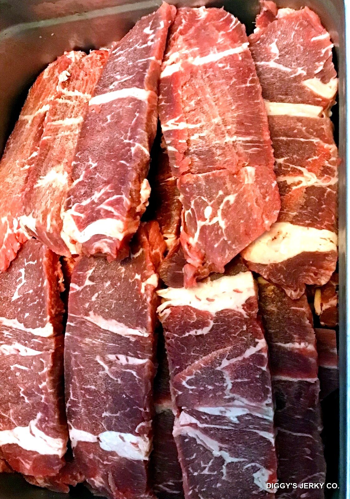 FINEST HOMEMADE spicy Teriyaki BEEF JERKY 1/2 LB BAG VACUUM SEALED TOO!