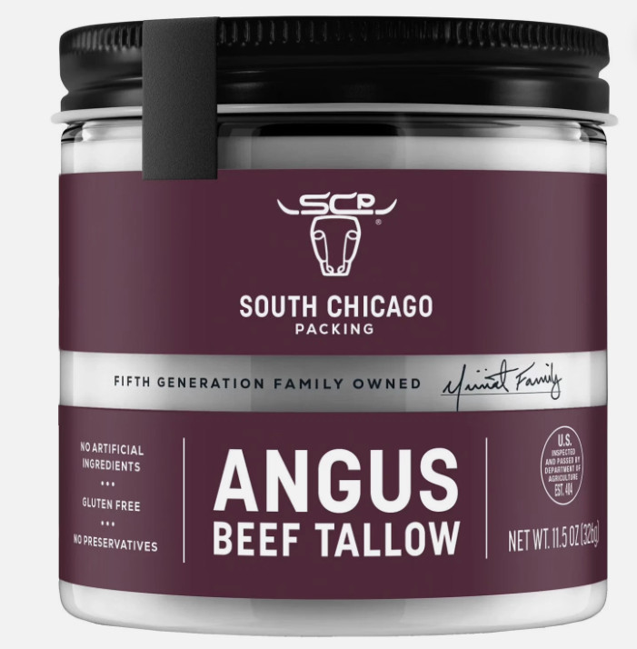South Chicago Packing Angus Beef Tallow, 11.5 Ounce Each (Pack of 2)
