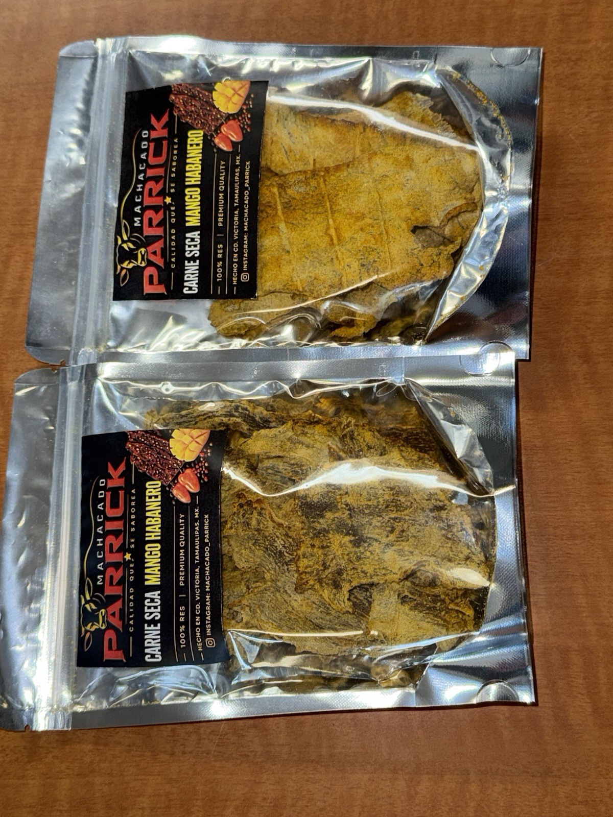 Beef Jerky (carne Seca Parrick) Mango Habanero Flavor