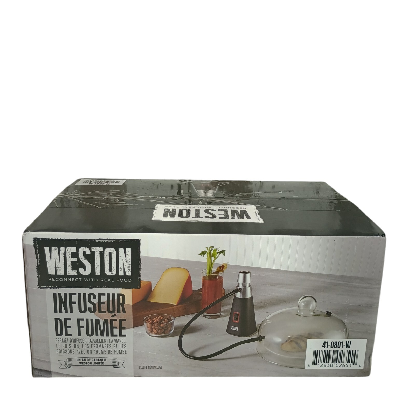Weston Food Cocktail Smoke Infuser 41-0801W Indoor Outdoor Wood Chip Flavors