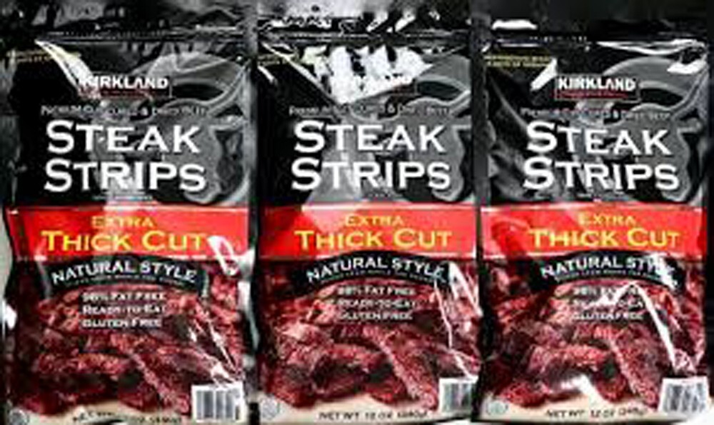 3 Pack, NEW Kirkland Signature Premium Extra Thick Steak Strips, 12 oz/Pack