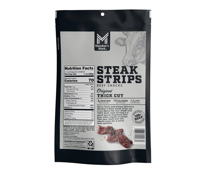 Member’s Mark Beef Steak Strips, 12 oz.