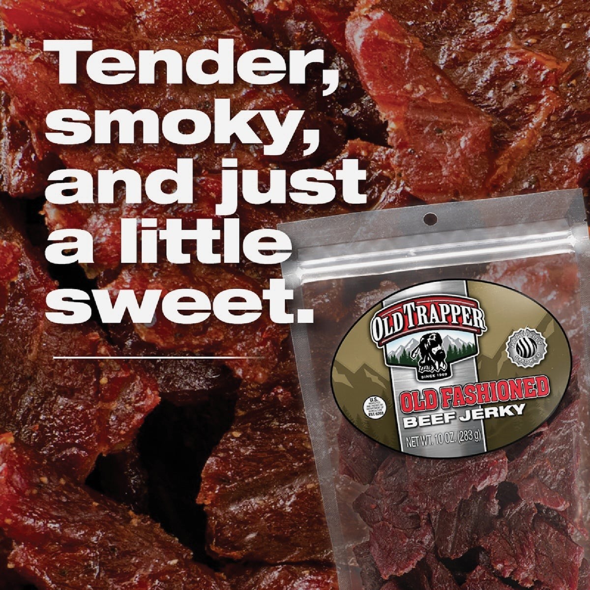 Old Trapper Original Individual Deli Stick Jerky 30140T Pack of 26 Old Trapper