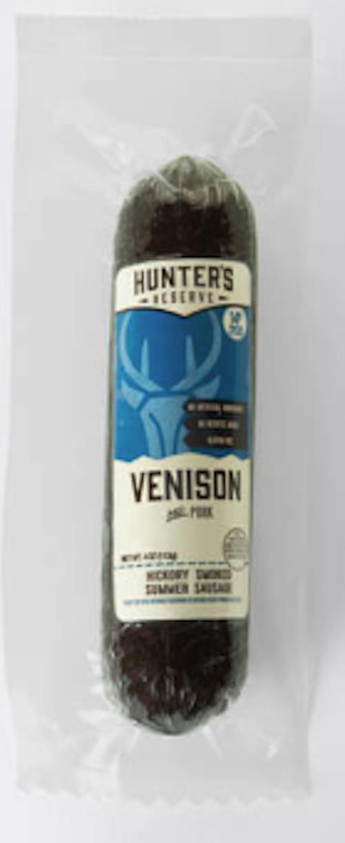 Hunters Reserve Cutting Board w/knife Exotic Elk Bison Venison Summer Sausage