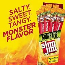 Bacon Jerky, Maple Flavor Meat Snacks, Easy, On-the-Go School, Work and Travel