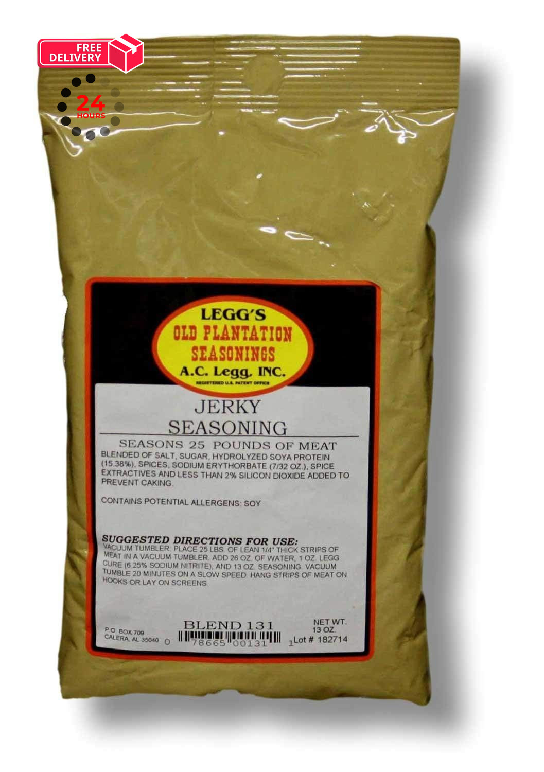 A.C. Legg Traditional Jerky Seasoning, 13 Ounce – with 13 (Pack of 1)