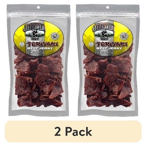 (2 pack) Teriyaki Beef Jerky 10oz Resealable Bag