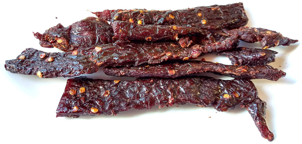Carolina Reaper Pepper Beef Jerky Extremely HOT Jerky Hut Nitrates & Gluten Free
