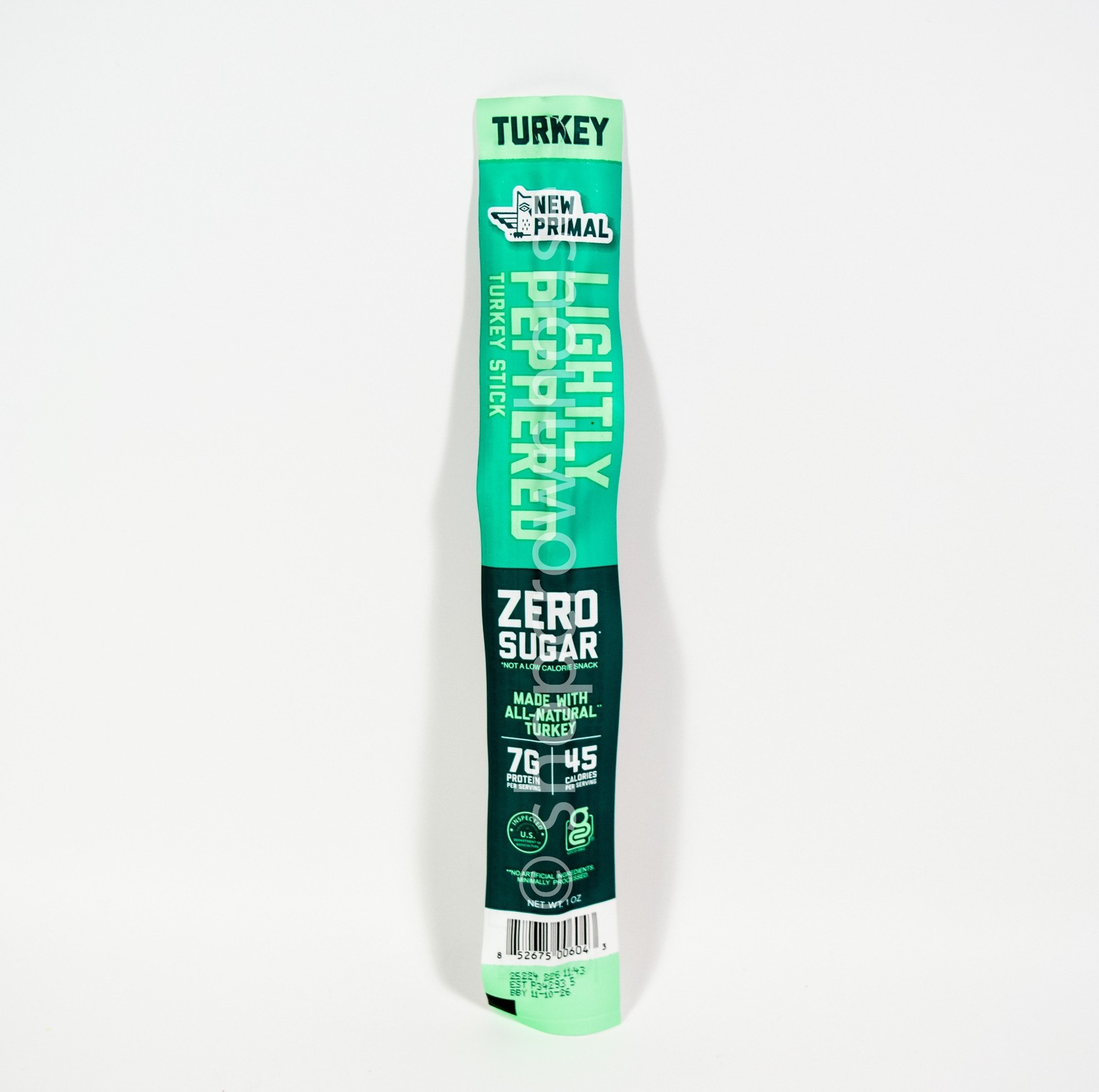 9 The New Primal Jerky Lightly Peppered Turkey Stick 1 oz stick 11/10/2026