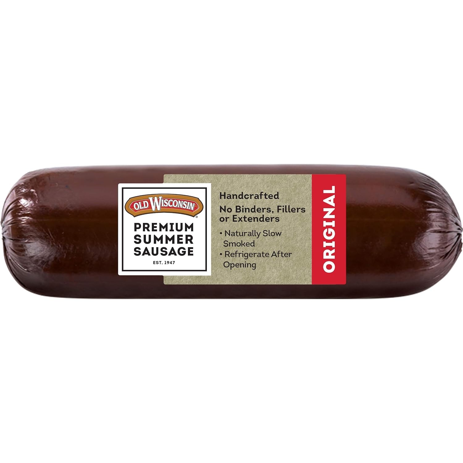 Old Wisconsin Premium Summer Sausage 8 oz Original