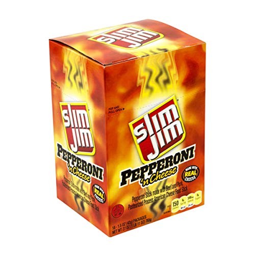 Slim Jim Pepperoni n Cheese 18ct Box
