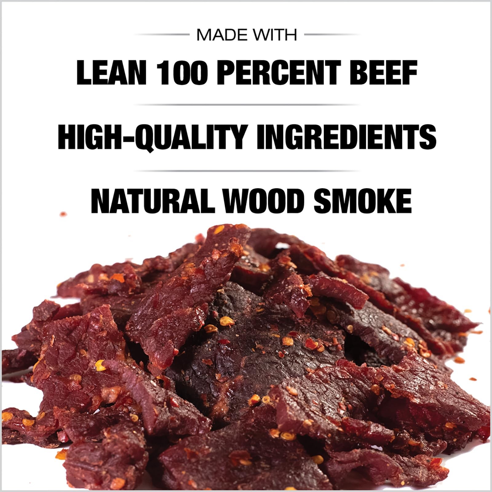Old Trapper Beef Jerky, Hot & Spicy 8 Ounce Individual 8 (Pack of 1)