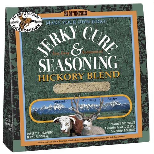 Hi Mountain Authentic Wyoming Jerky Cure and Seasoning – Hickory Blend Kit