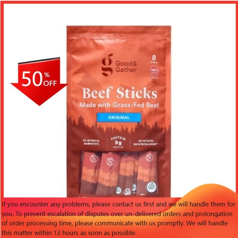Original Beef Sticks – 9g Protein – 8oz/8ct -Good & Gather™