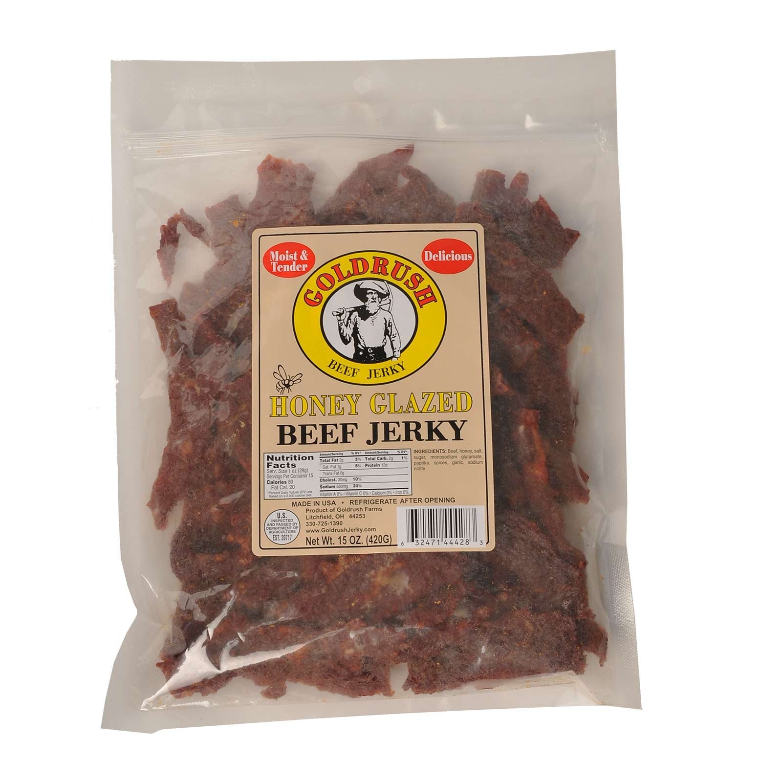 Gold Rush Premium Jerky 15 Oz. Honey