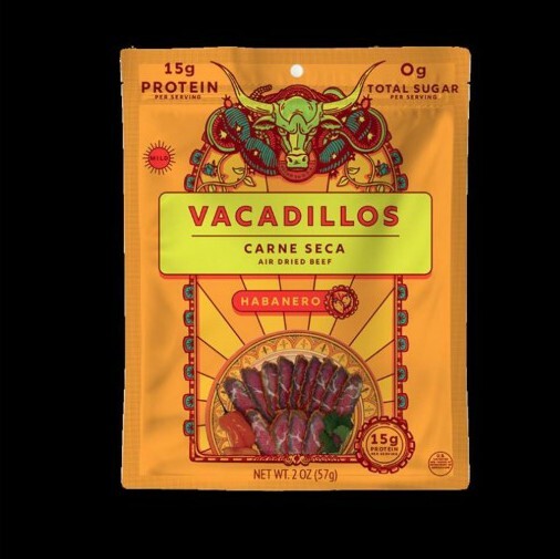 Vacadillos – Carne Seca Habanero Beef Strips- – 2 Oz