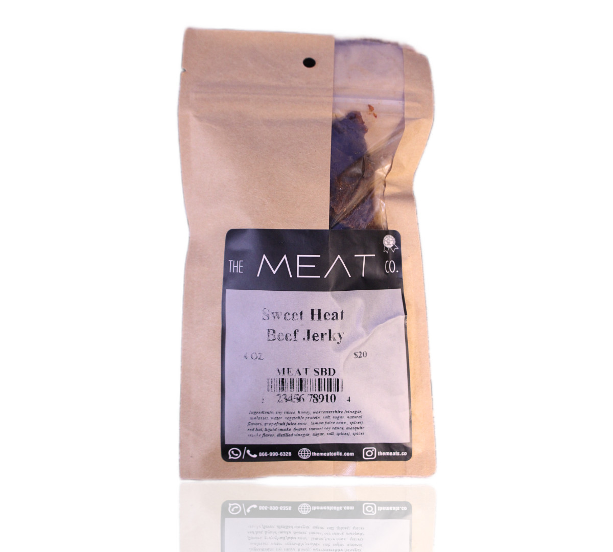The Meat Co Kosher Sweet Heat Beef Jerky – 4oz