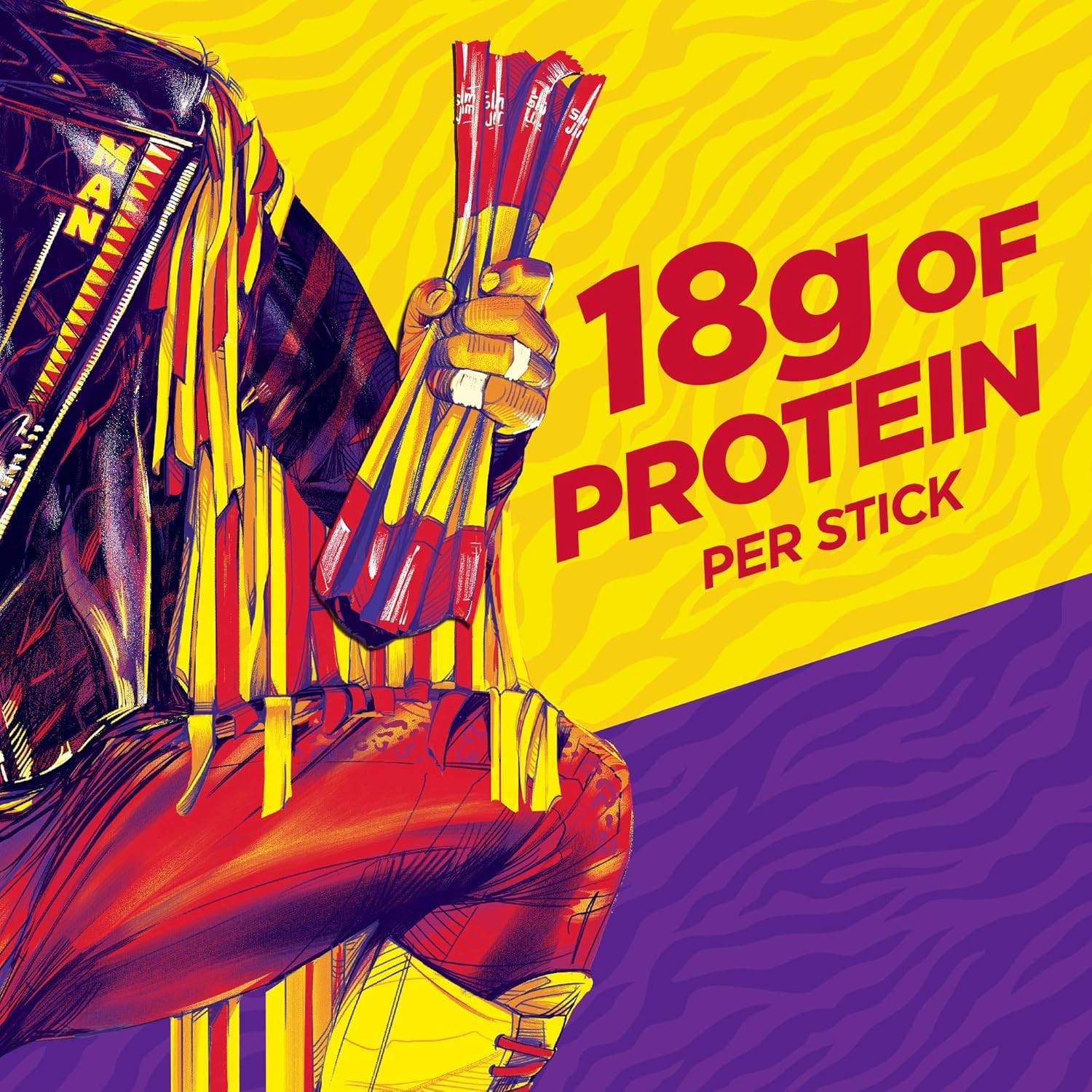 High Protein Savage Smoked Meat Sticks – Perfect Father’s Day Snack, 12 Pack