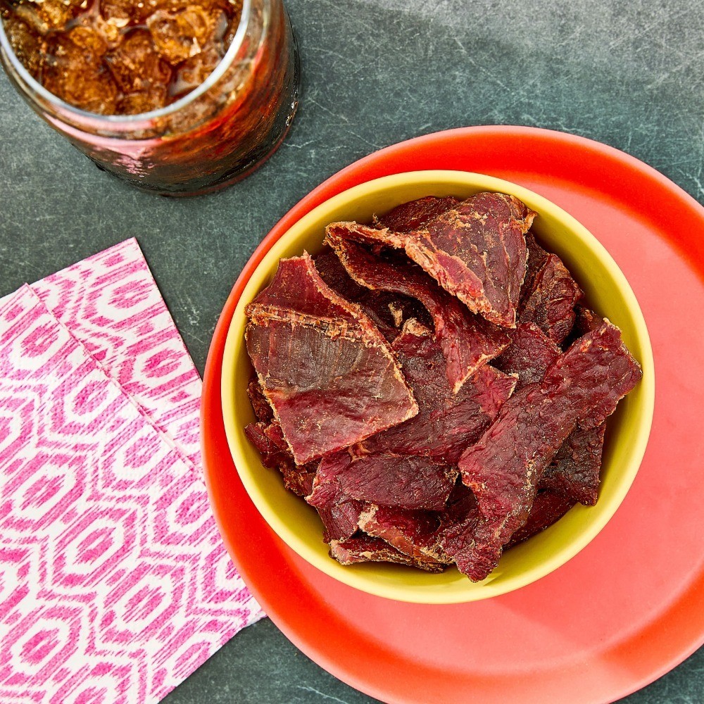 Teriyaki Beef Jerky Value Pack 10 oz 2 Pack Bulk Protein Snack Natural Flavor