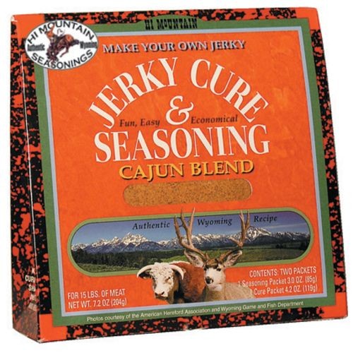 Hi Mountain Authentic Jerky Cure and Seasoning – Cajun Blend Kit