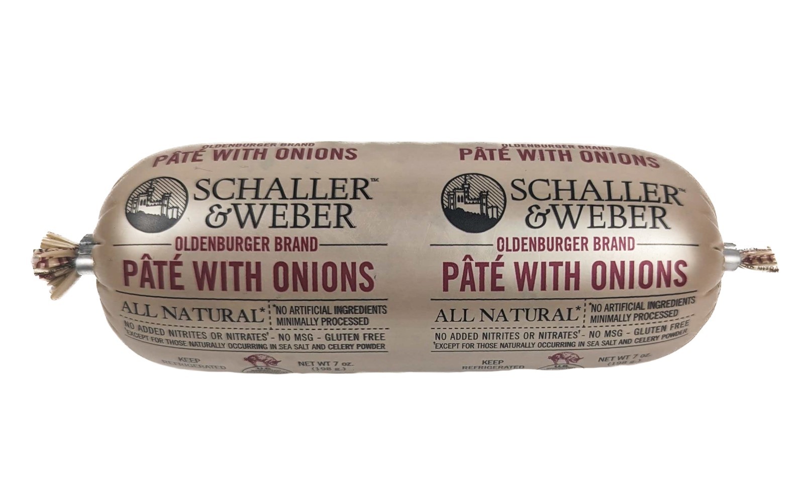 Schaller & Weber Pate with Onion 7oz (Pack of 6)