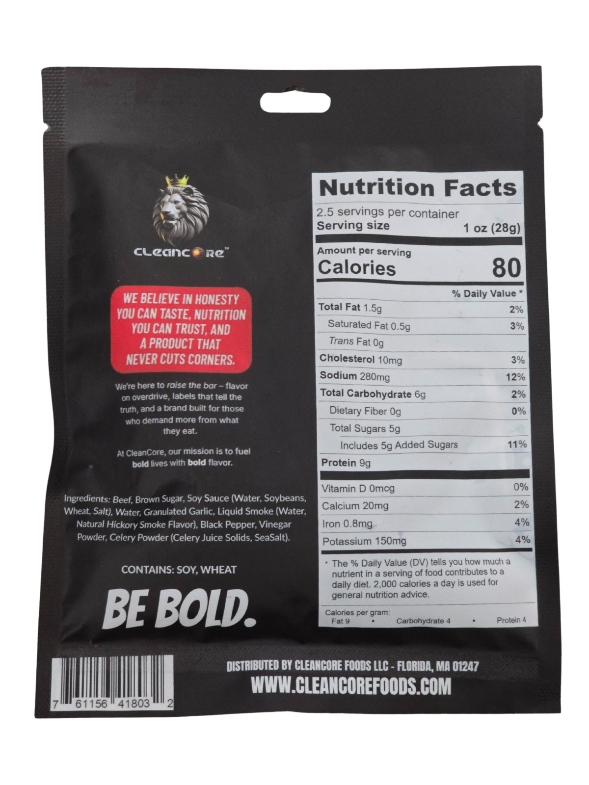 RipStick Original Brisket Beef Jerky 2.5 oz – Bold, High Protein, USA