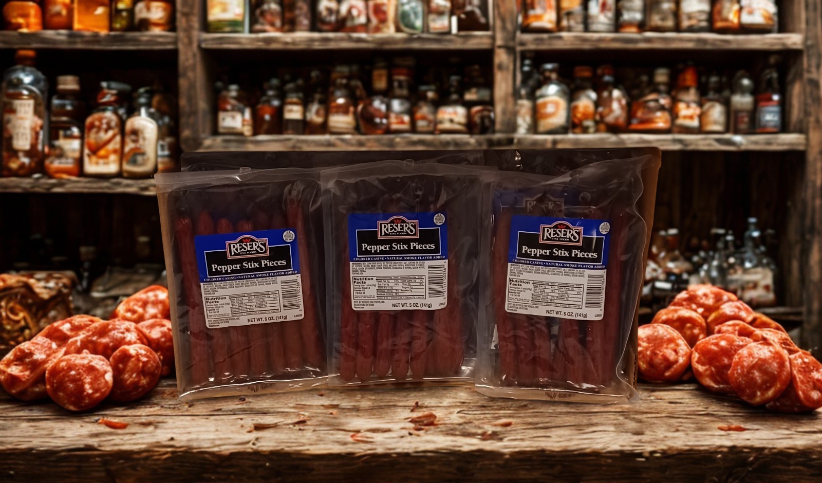 Reser’s Smoked Pepperoni Sticks 5 oz. / 12 ct. Case